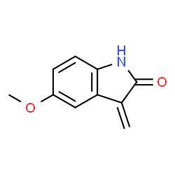 2H-Indol-2-one,1,3-dihydro-5-methoxy-3-methylene-(9CI)结构式