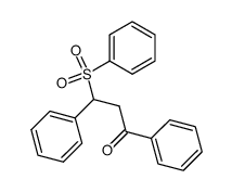 1,3-diphenyl-3-(phenylsulfonyl)propan-1-one结构式