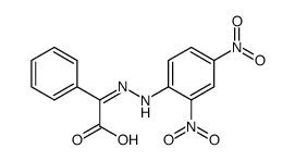 ((Z)-2,4-dinitro-phenylhydrazono)-phenyl-acetic acid Structure