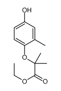 Ethyl 2-(4-hydroxy-2-methylphenoxy)-2-methylpropanoate Structure