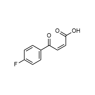 (Z)-4-(4-Fluorophenyl)-4-oxobut-2-enoic acid Structure