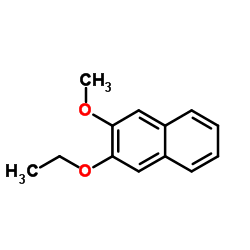 Naphthalene, 2-ethoxy-3-methoxy- (9CI) Structure