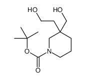 3-(2-羟基乙基)-3-(羟基甲基)哌啶-1-羧酸叔丁酯图片