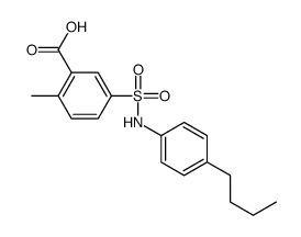 5-(N-(4-butylphenyl)sulfamoyl)-2-Methylbenzoic acid picture