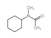 Acetamide, N-cyclohexyl-N-methyl- structure