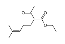 ethyl 2-acetyl-6-methylhept-5-enoate Structure