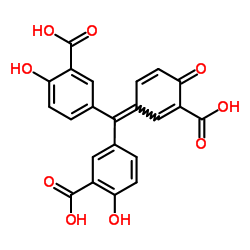 Aurintricarboxylic acid Structure