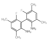 2-(2-amino-6-fluoro-3,5-dimethyl-phenyl)-3-fluoro-4,6-dimethyl-aniline structure