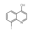 4-羟基-8-碘喹啉结构式