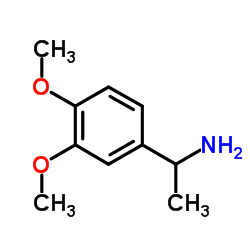 1-(3,4-二甲氧基苯基)乙胺结构式