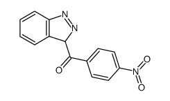 (1(2)H-indazol-3-yl)-(4-nitro-phenyl)-methanone结构式