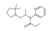 N-[1-(2,2-dimethylpyrrolidin-1-yl)propan-2-yl]-N-pyridin-2-ylpropanamide Structure