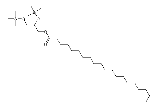 Icosanoic acid 2,3-bis(trimethylsilyloxy)propyl ester结构式