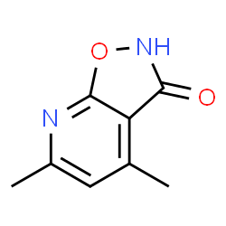 Isoxazolo[5,4-b]pyridin-3(2H)-one, 4,6-dimethyl- (9CI) Structure