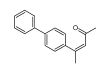 4-(4-phenylphenyl)pent-3-en-2-one结构式