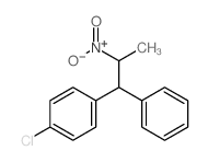 1-chloro-4-(2-nitro-1-phenyl-propyl)benzene structure