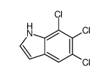 5,6,7-trichloro-1H-indole结构式