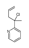 2-(2-chloropent-4-en-2-yl)pyridine结构式