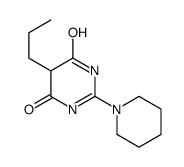 2-piperidin-1-yl-5-propyl-1H-pyrimidine-4,6-dione结构式