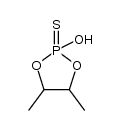 4,5-dimethyl-2-oxo-2λ5-[1,3,2]dioxaphospholane-2-thiol结构式