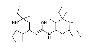 1,3-bis(2,6-diethyl-2,3,6-trimethylpiperidin-4-yl)urea Structure