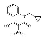 1-(cyclopropylmethyl)-4-hydroxy-3-nitroquinolin-2-one结构式