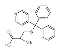 (2R)-2-amino-3-[diphenyl(pyridin-4-yl)methyl]sulfanylpropanoic acid Structure