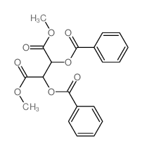 dimethyl 2,3-dibenzoyloxybutanedioate Structure