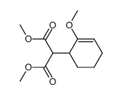 dimethyl 2-(2-methoxycyclohex-2-en-1-yl)malonate Structure