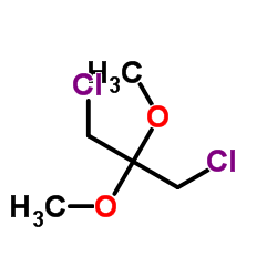 1,3-Dichloro-2,2-dimethoxypropane Structure