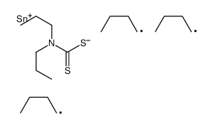 tributylstannyl N,N-dipropylcarbamodithioate结构式