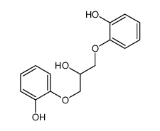 2-[2-hydroxy-3-(2-hydroxyphenoxy)propoxy]phenol Structure