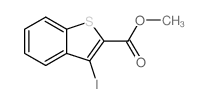 Methyl 3-iodobenzo[b]thiophene-2-carboxylate Structure