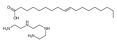 N'-[2-(2-aminoethylamino)ethyl]ethane-1,2-diamine,(Z)-octadec-9-enoic acid Structure