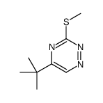 3-Methylthio-5-tert-butyl-1,2,4-triazine结构式