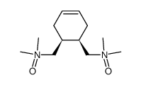 cis-N,N,N',N',-Tetramethyl-4-cyclohexen-1,2-bis(methylamin)-N,N'-dioxid Structure