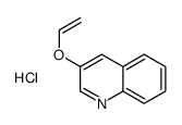 Quinoline, 3-(vinyloxy)-, hydrochloride structure