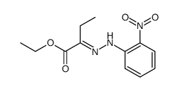 2-(2-nitro-phenylhydrazono)-butyric acid ethyl ester Structure