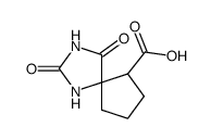 2,4-dioxo-1,3-diaza-spiro[4.4]nonane-6-carboxylic acid结构式