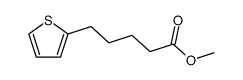 5-(thien-2-yl)valeric acid methyl ester结构式