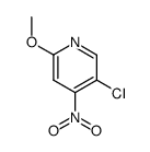 5-chloro-2-methoxy-4-nitropyridine Structure