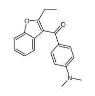 [4-(dimethylamino)phenyl]-(2-ethyl-1-benzofuran-3-yl)methanone Structure