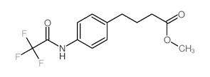 Benzenebutanoic acid, 4-((trifluoroacetyl)amino)-, methyl ester (9CI) Structure