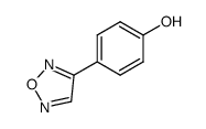 3-(p-Hydroxyphenyl)-1,2,5-oxadiazol结构式