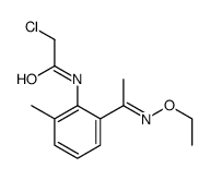 2-chloro-N-[2-(N-ethoxy-C-methylcarbonimidoyl)-6-methylphenyl]acetamide Structure