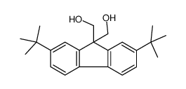 [2,7-ditert-butyl-9-(hydroxymethyl)fluoren-9-yl]methanol Structure