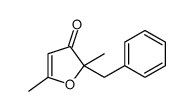 3(2H)-Furanone,2,5-dimethyl-2-(phenylmethyl)-(9CI) picture