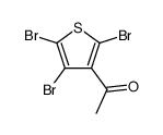 3-Acetyl-2,4,5-tribromothiophene结构式