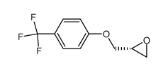 (R)-2-((4-(三氟甲基)苯氧基)甲基)环氧乙烷结构式
