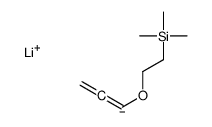 lithium,trimethyl(2-propa-1,2-dienoxyethyl)silane Structure